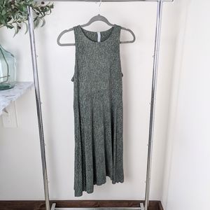 Athleta Santorini Thera Printed Dress, Mojave Laurel Olive Medium Outdoors